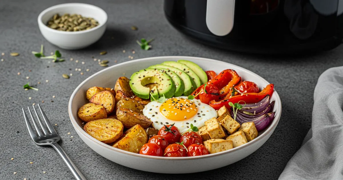 Frühstücks-Bowl aus der Heißluftfritteuse