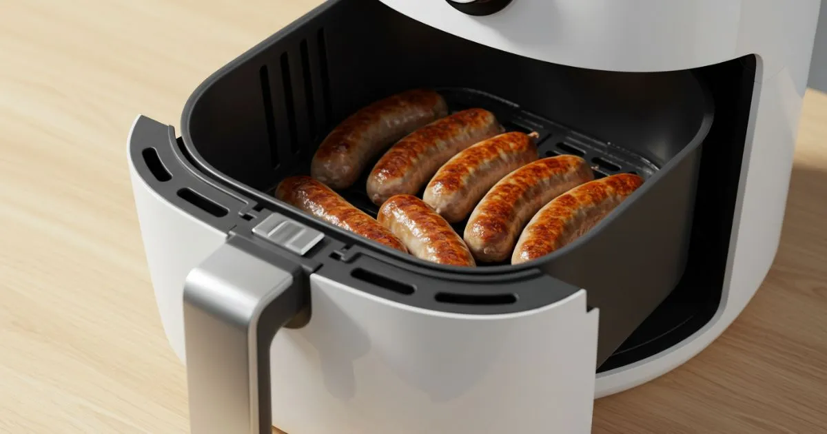 Bratwurst im Airfryer Zeit & Temperatur für perfekte Ergebnisse