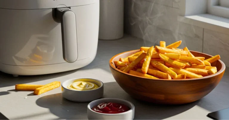 Pommes aus der Heißluftfritteuse