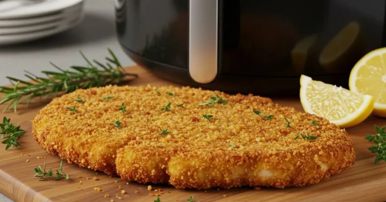 Putenschnitzel in der Heißluftfritteuse