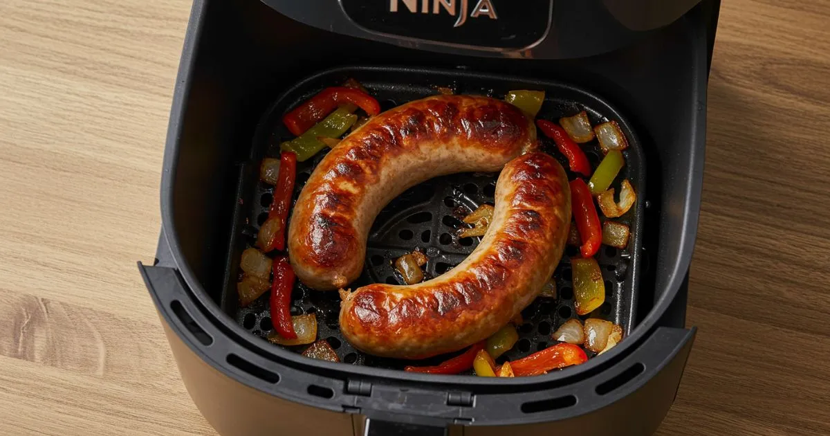 Bratwurst in der Ninja Heißluftfritteuse – Garzeit und Temperatur für perfekte Ergebnisse
