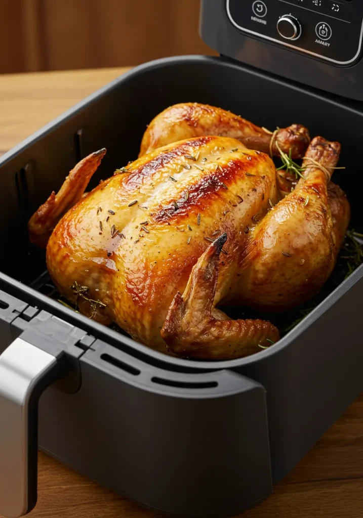 Ganzes Hähnchen im Ninja Airfryer Einfach & knusprig garen