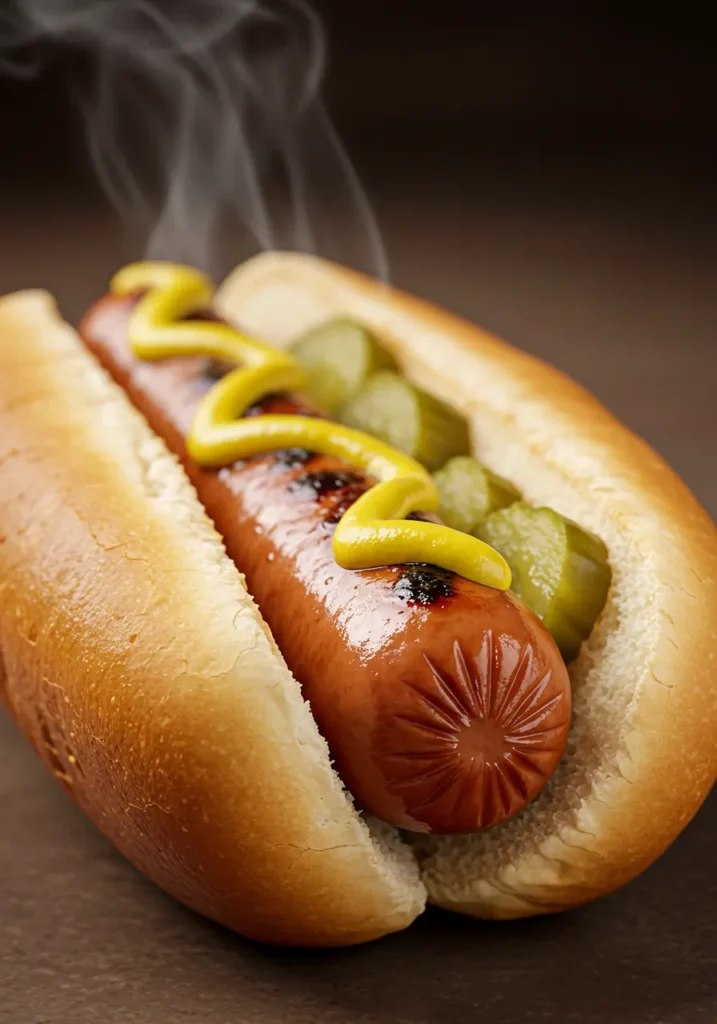 Hot Dog in der Heißluftfritteuse