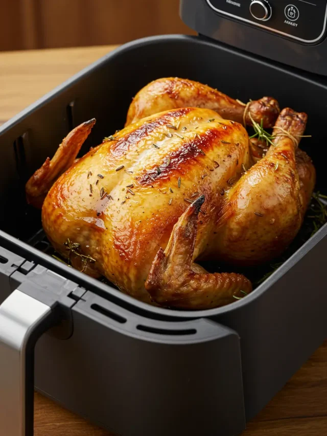 Ganzes Hähnchen im Ninja Airfryer