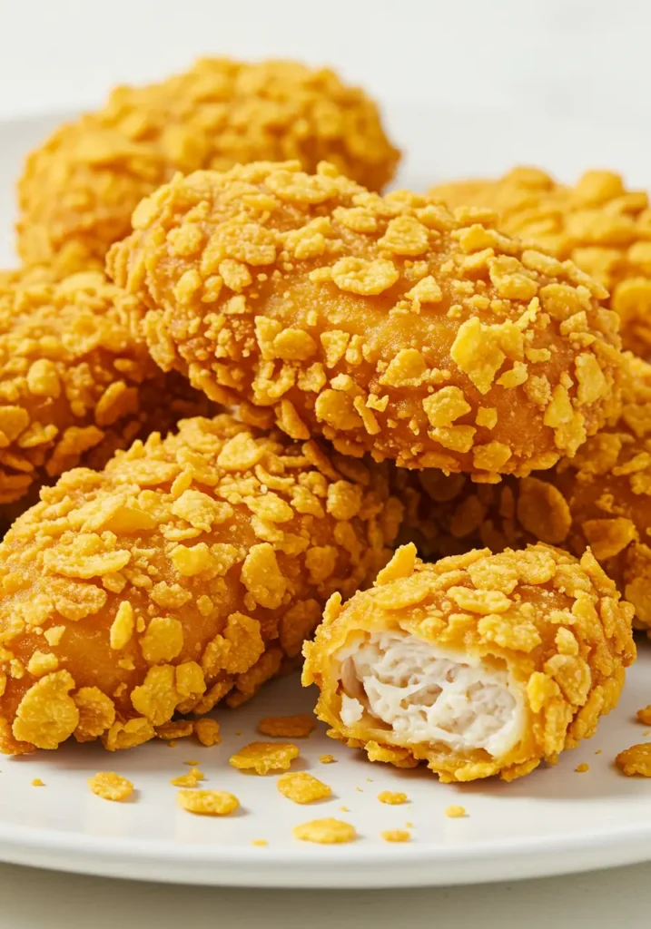 Chicken Nuggets mit Cornflakes im Airfryer Der knusprige Twist für deine Nuggets