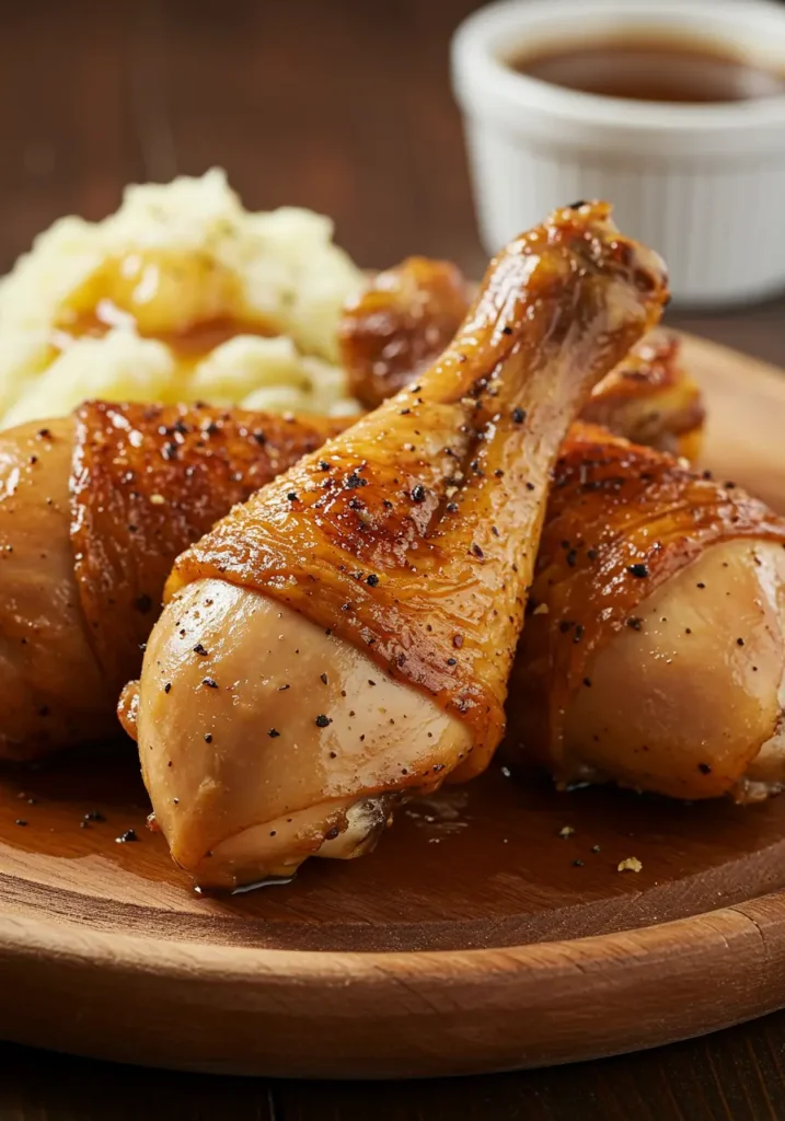 Hähnchenschenkel in der Heißluftfritteuse zubereiten – saftig und knusprig in wenigen Minuten