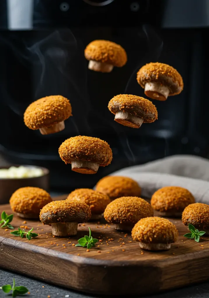 Kirmes Champignons selber machen – Würzig und butterweich aus dem Airfryer