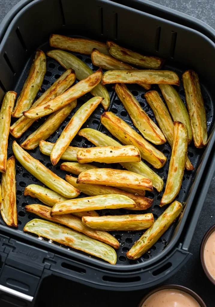 Low Carb Pommes aus Kohlrabi im Airfryer Der Ultimative Gesunde Fritten-Ersatz