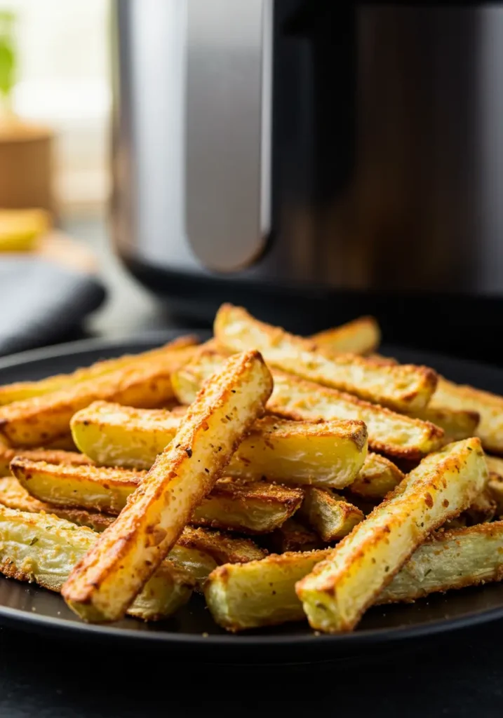 Low Carb Pommes aus Kohlrabi im Airfryer Der Ultimative Gesunde Fritten-Ersatz