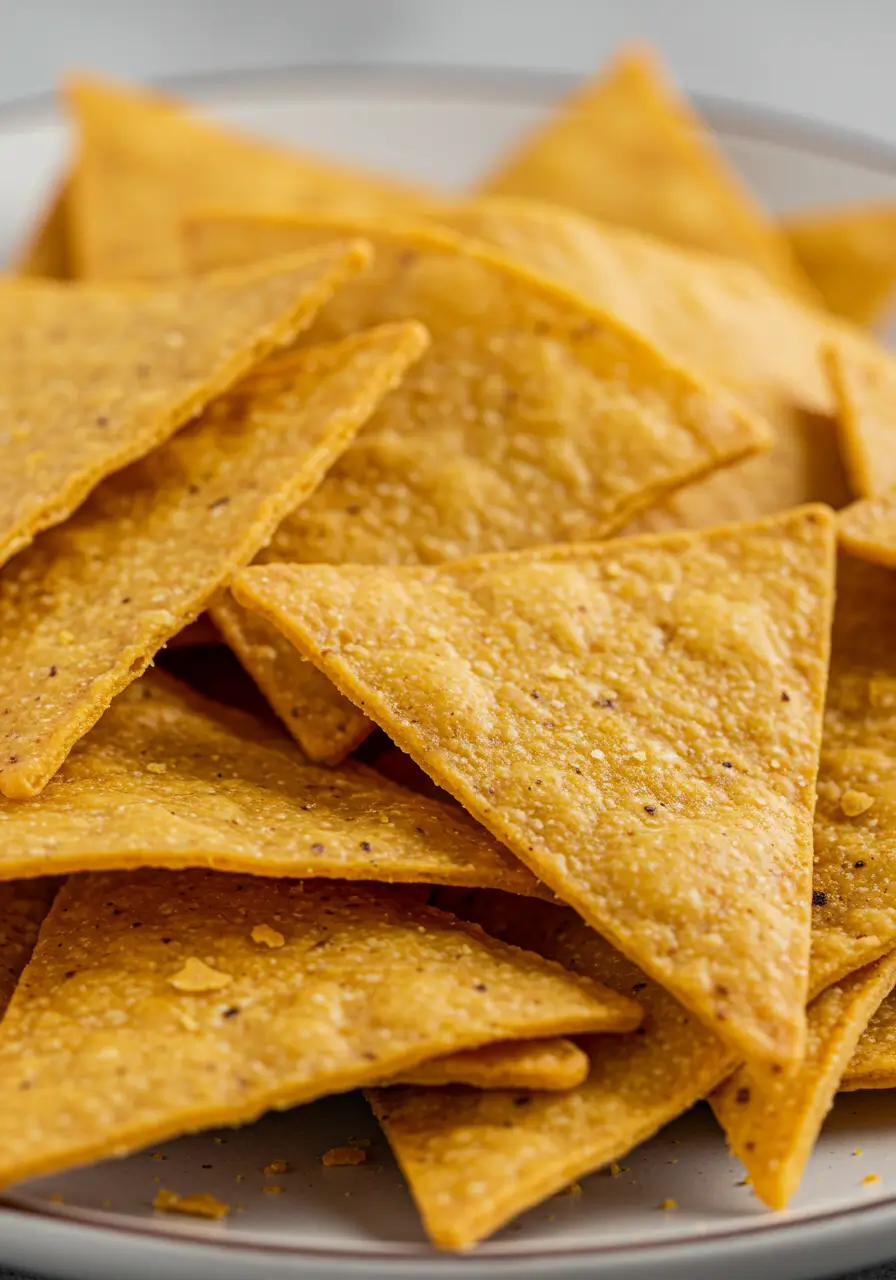 Überbackene Tortilla Chips Heißluftfritteuse