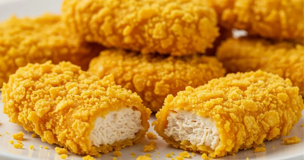Chicken Nuggets mit Cornflakes im Airfryer Der knusprige Twist für deine Nuggets