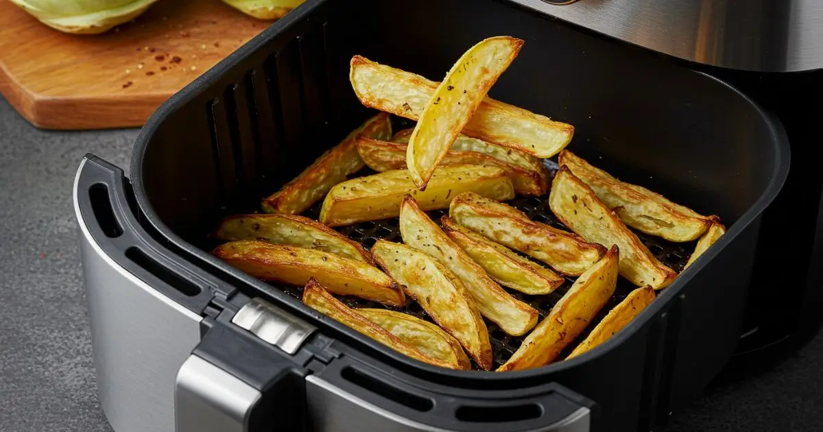 Low Carb Pommes aus Kohlrabi im Airfryer– perfekt für eine gesunde Ernährung. Entdecke das Rezept und mehr bei LuftRezept.