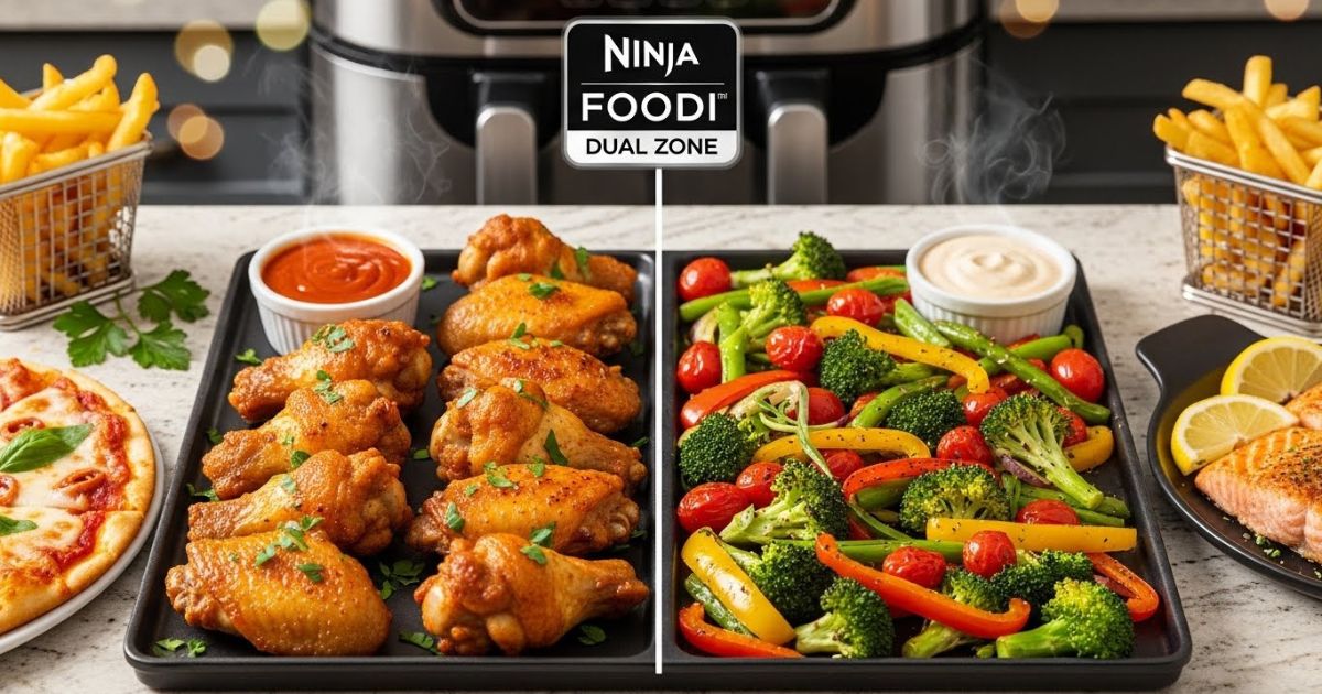 Ninja Heissluftfritteuse Foodi Dual Zone Rezepte: Perfekte Gerichte in Rekordzeit